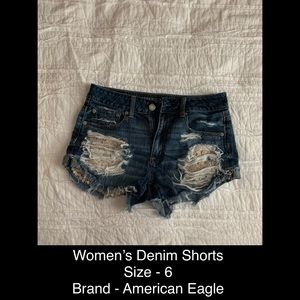 Women’s High Waisted Festival Jean Shorts